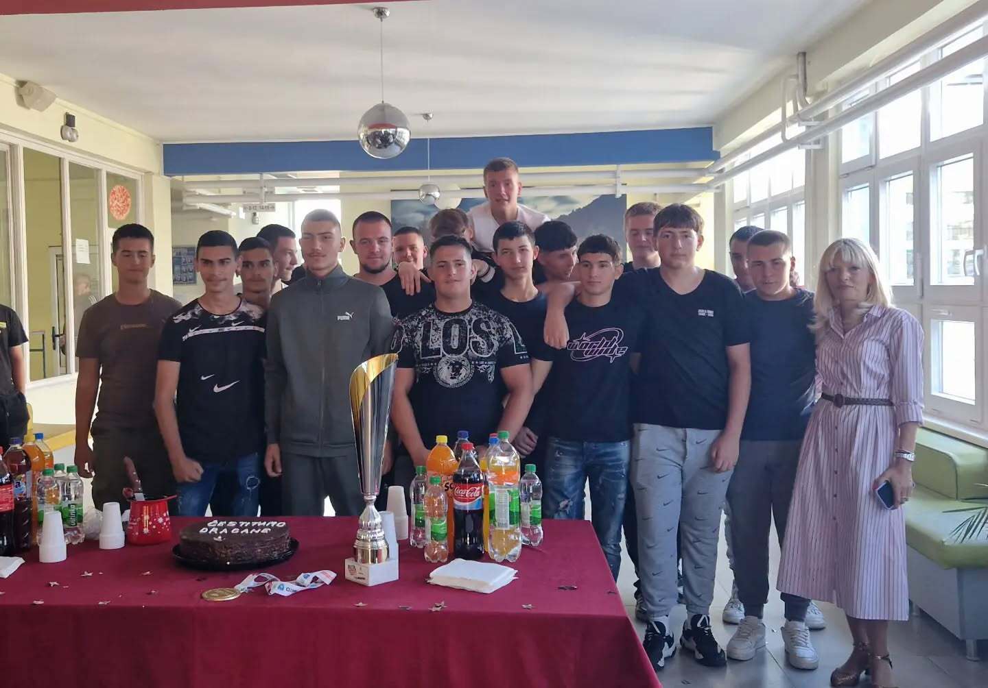 УПРИЛИЧЕН ДОЧЕК ЗА СВЈЕТСКОГ ПРВАКА – ДРАГАНА МАКСИМОВИЋА
